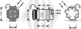 Diederichs DCK1176 - Компресор, климатизация vvparts.bg