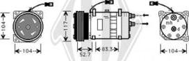 Diederichs DCK1178 - Компресор, климатизация vvparts.bg