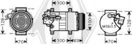 Diederichs DCK1349 - Компресор, климатизация vvparts.bg