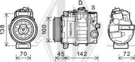 Diederichs DCK1343 - Компресор, климатизация vvparts.bg