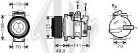 Diederichs DCK1350 - Компресор, климатизация vvparts.bg