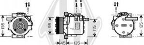 Diederichs DCK1360 - Компресор, климатизация vvparts.bg