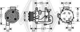 Diederichs DCK1300 - Компресор, климатизация vvparts.bg