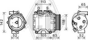 Diederichs DCK1303 - Компресор, климатизация vvparts.bg