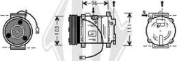 Diederichs DCK1312 - Компресор, климатизация vvparts.bg