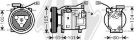 Diederichs DCK1317 - Компресор, климатизация vvparts.bg