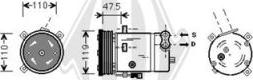 Diederichs DCK1384 - Компресор, климатизация vvparts.bg