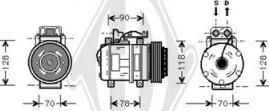 Diederichs DCK1339 - Компресор, климатизация vvparts.bg