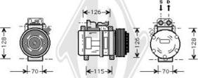 Diederichs DCK1334 - Компресор, климатизация vvparts.bg