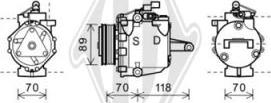 Diederichs DCK1375 - Компресор, климатизация vvparts.bg