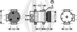 Diederichs DCK1293 - Компресор, климатизация vvparts.bg