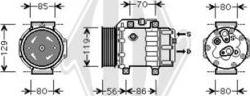 Diederichs DCK1259 - Компресор, климатизация vvparts.bg