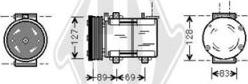 Diederichs DCK1255 - Компресор, климатизация vvparts.bg