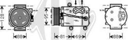 Diederichs DCK1256 - Компресор, климатизация vvparts.bg