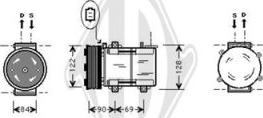 Diederichs DCK1258 - Компресор, климатизация vvparts.bg