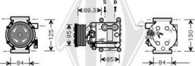 Diederichs DCK1264 - Компресор, климатизация vvparts.bg