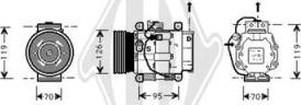 Diederichs DCK1204 - Компресор, климатизация vvparts.bg