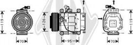 Diederichs DCK1206 - Компресор, климатизация vvparts.bg