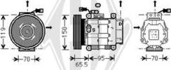 Diederichs DCK1200 - Компресор, климатизация vvparts.bg