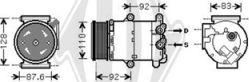 Diederichs DCK1282 - Компресор, климатизация vvparts.bg