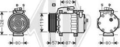 Diederichs DCK1279 - Компресор, климатизация vvparts.bg