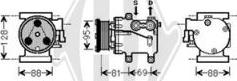 Diederichs DCK1277 - Компресор, климатизация vvparts.bg