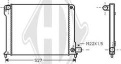 Diederichs DCM1914 - Радиатор, охлаждане на двигателя vvparts.bg