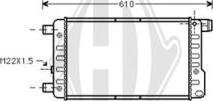 Diederichs DCM1912 - Радиатор, охлаждане на двигателя vvparts.bg