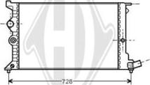 Diederichs DCM1671 - Радиатор, охлаждане на двигателя vvparts.bg