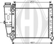 Diederichs DCM1891 - Радиатор, охлаждане на двигателя vvparts.bg