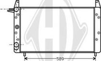 Diederichs DCM1898 - Радиатор, охлаждане на двигателя vvparts.bg