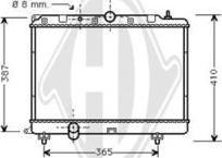 Diederichs DCM1390 - Радиатор, охлаждане на двигателя vvparts.bg