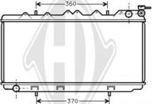 Diederichs DCM1790 - Радиатор, охлаждане на двигателя vvparts.bg
