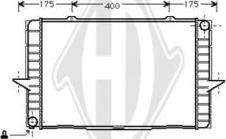 Diederichs DCM3497 - Радиатор, охлаждане на двигателя vvparts.bg