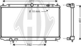 Diederichs DCM3508 - Радиатор, охлаждане на двигателя vvparts.bg