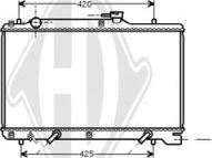 Diederichs DCM3080 - Радиатор, охлаждане на двигателя vvparts.bg