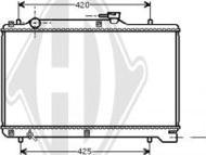 Diederichs DCM3076 - Радиатор, охлаждане на двигателя vvparts.bg