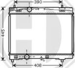 Diederichs DCM3269 - Радиатор, охлаждане на двигателя vvparts.bg