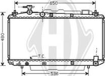 Diederichs DCM3235 - Радиатор, охлаждане на двигателя vvparts.bg