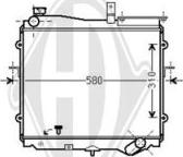 Diederichs DCM3754 - Радиатор, охлаждане на двигателя vvparts.bg