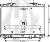 Diederichs DCM3769 - Радиатор, охлаждане на двигателя vvparts.bg