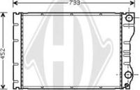Diederichs DCM2916 - Радиатор, охлаждане на двигателя vvparts.bg