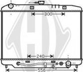 Diederichs DCM2594 - Радиатор, охлаждане на двигателя vvparts.bg