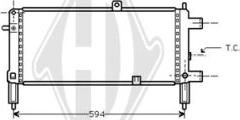 Diederichs DCM2561 - Радиатор, охлаждане на двигателя vvparts.bg