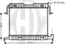 Diederichs DCM2577 - Радиатор, охлаждане на двигателя vvparts.bg