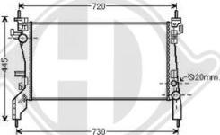 Diederichs DCM2000 - Радиатор, охлаждане на двигателя vvparts.bg