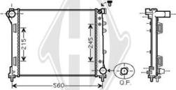 Diederichs DCM2007 - Радиатор, охлаждане на двигателя vvparts.bg