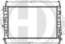 Diederichs DCM2039 - Радиатор, охлаждане на двигателя vvparts.bg