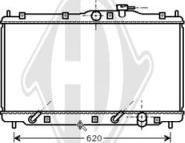 Diederichs DCM2154 - Радиатор, охлаждане на двигателя vvparts.bg