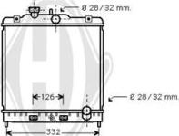 Diederichs DCM2132 - Радиатор, охлаждане на двигателя vvparts.bg